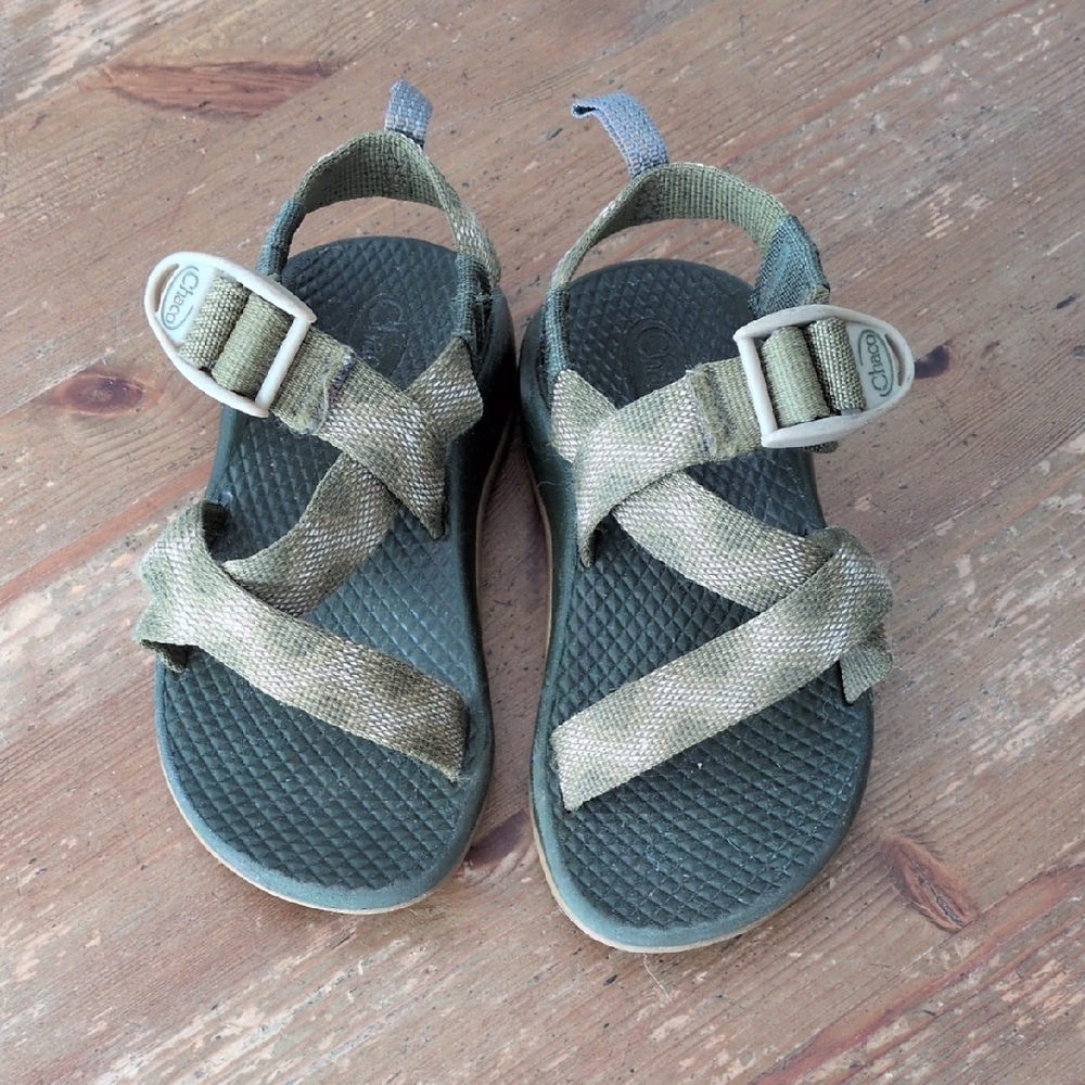Kids Green Chaco Sandals